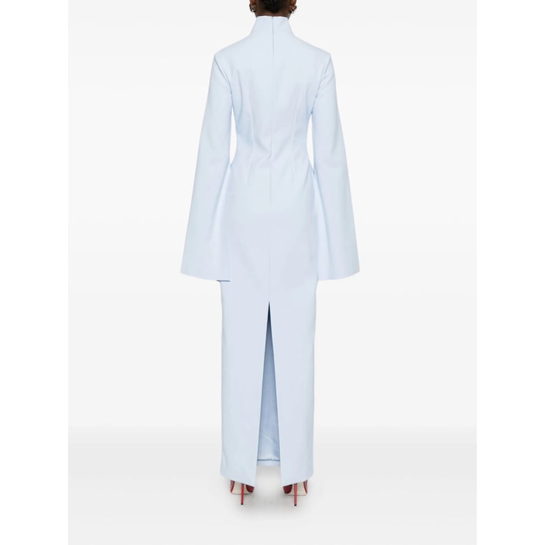 high neck long sleeve dress by Selfnex