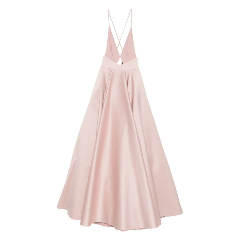 pink open-back dress by Selfnex