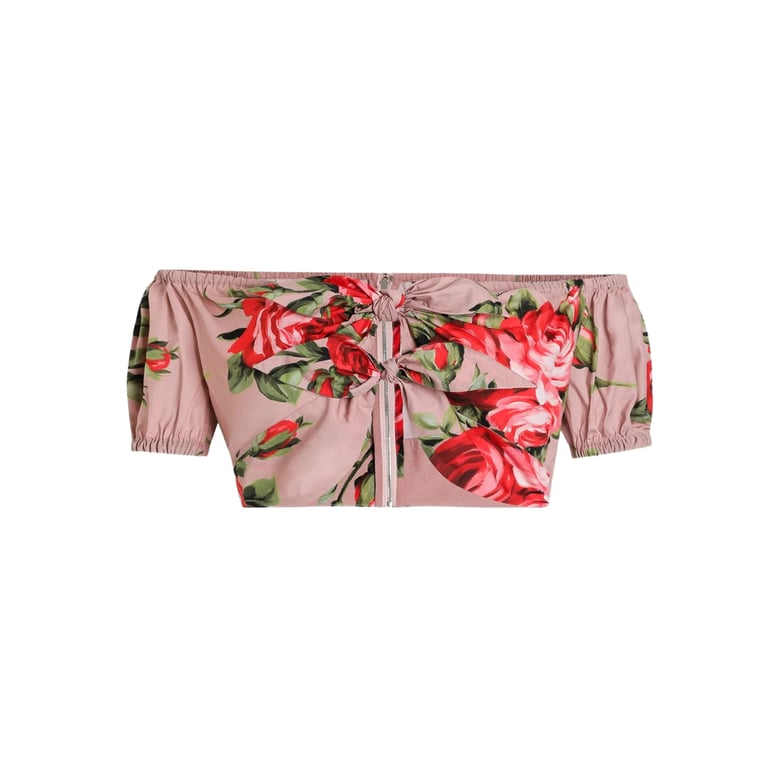 top off-shoulder pink/red by Selfnex