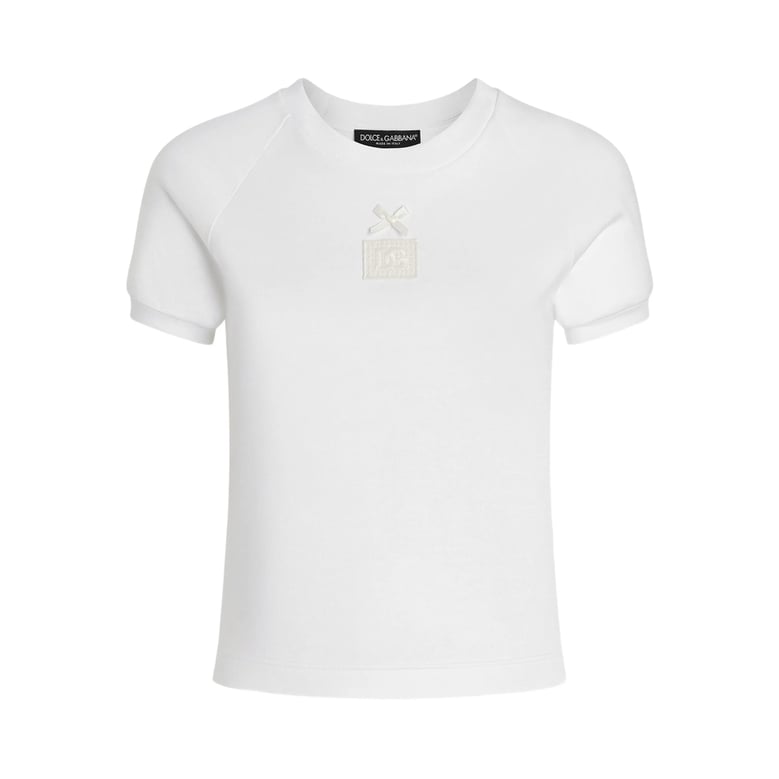 t-shirt with bow detailing by Selfnex