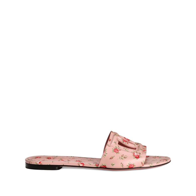 shoes pink/red floral print by Selfnex