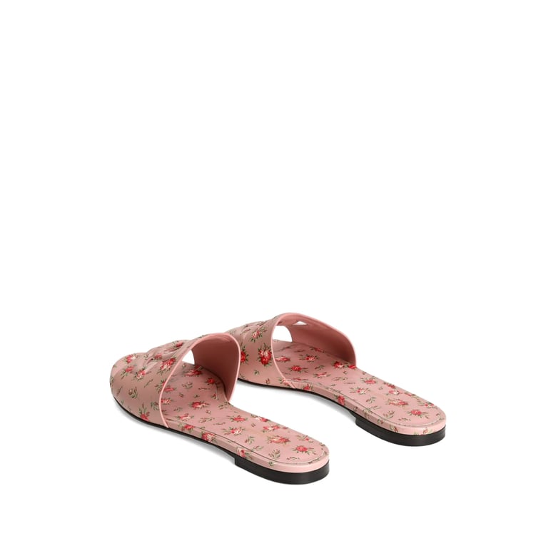 shoes pink/red floral print by Selfnex