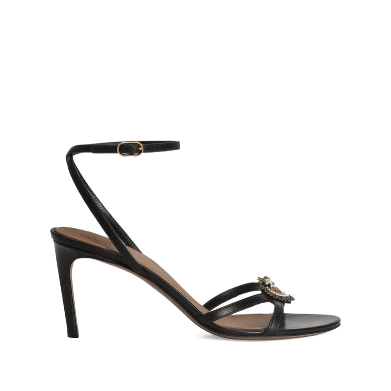 stiletto sandals black by Selfnex