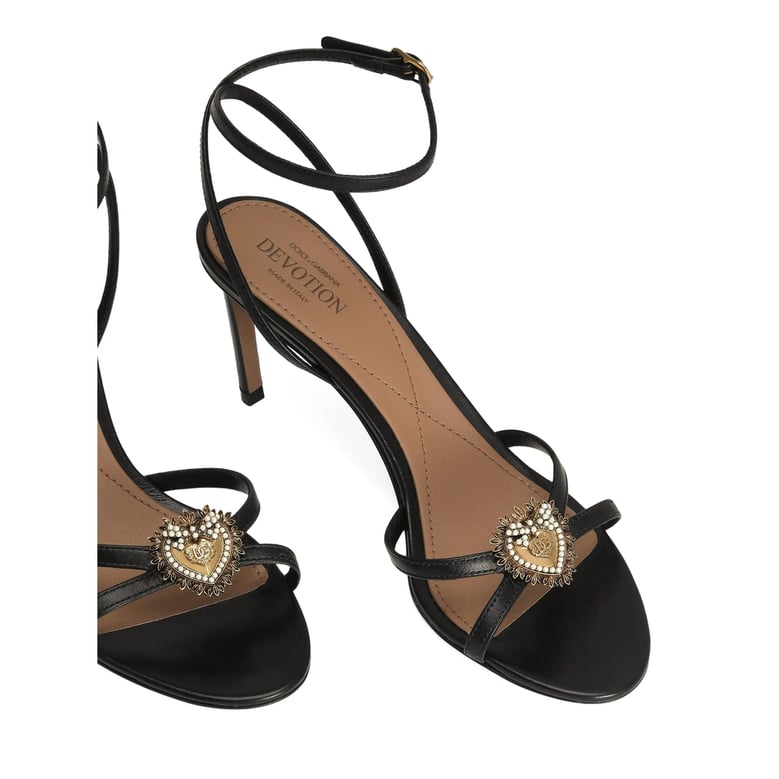 stiletto sandals black by Selfnex