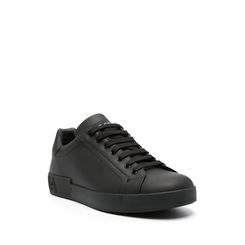 sneakers in black calf leather by Selfnex