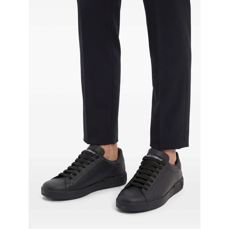 sneakers in black calf leather by Selfnex