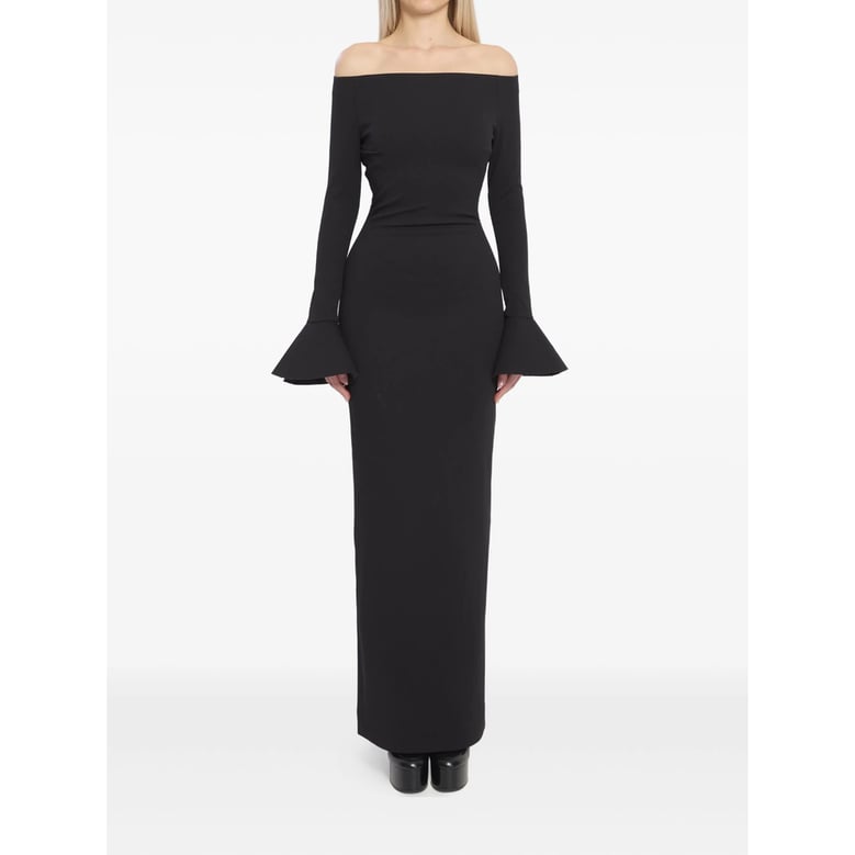 elegant black dress by Selfnex