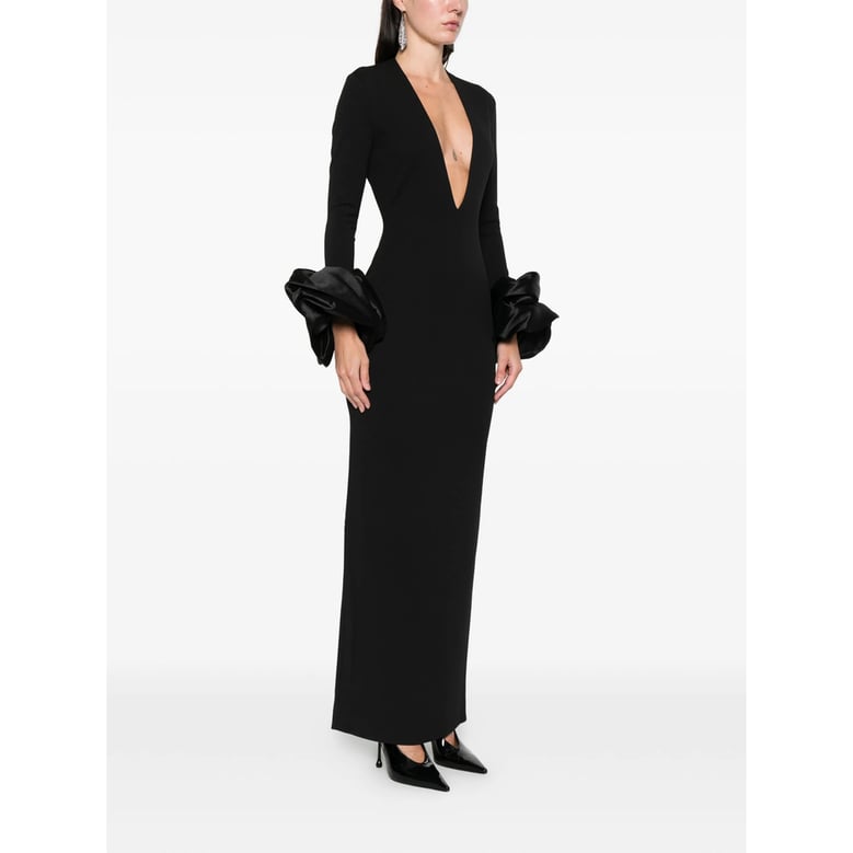 midi dress black by Selfnex