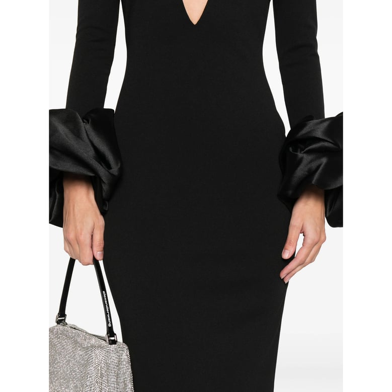 midi dress black by Selfnex