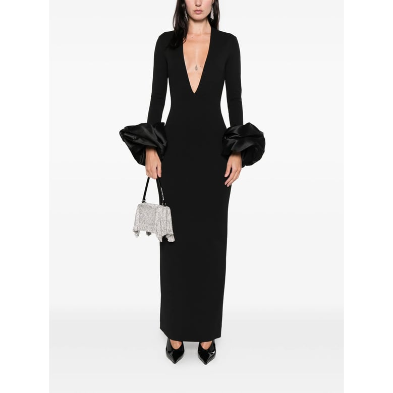 midi dress black by Selfnex