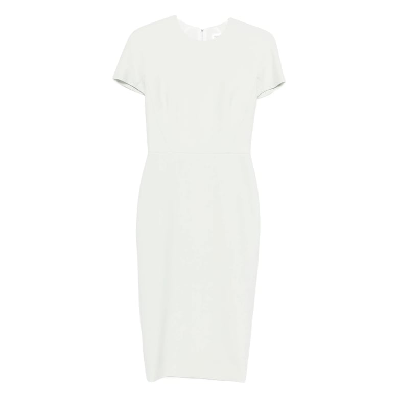 short sleeve round neck dress by Selfnex