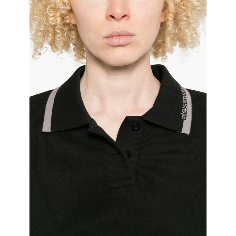 polo top alexander wang black by Selfnex