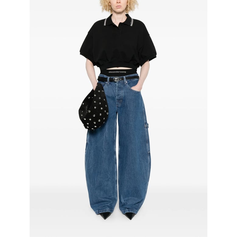 polo top alexander wang black by Selfnex