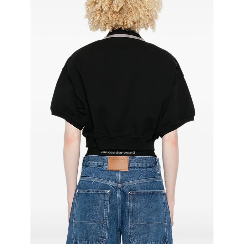 polo top alexander wang black by Selfnex