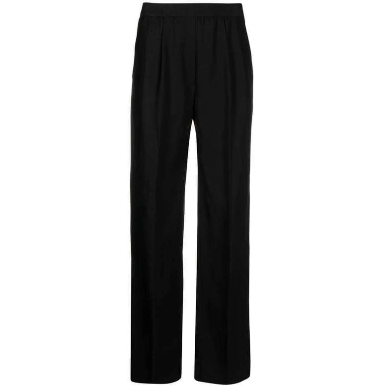 high-waisted black trousers by Selfnex