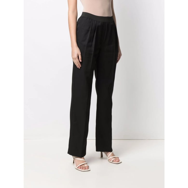 high-waisted black trousers by Selfnex