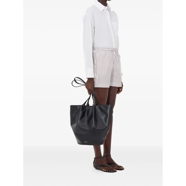 tailored shorts white/red by Selfnex