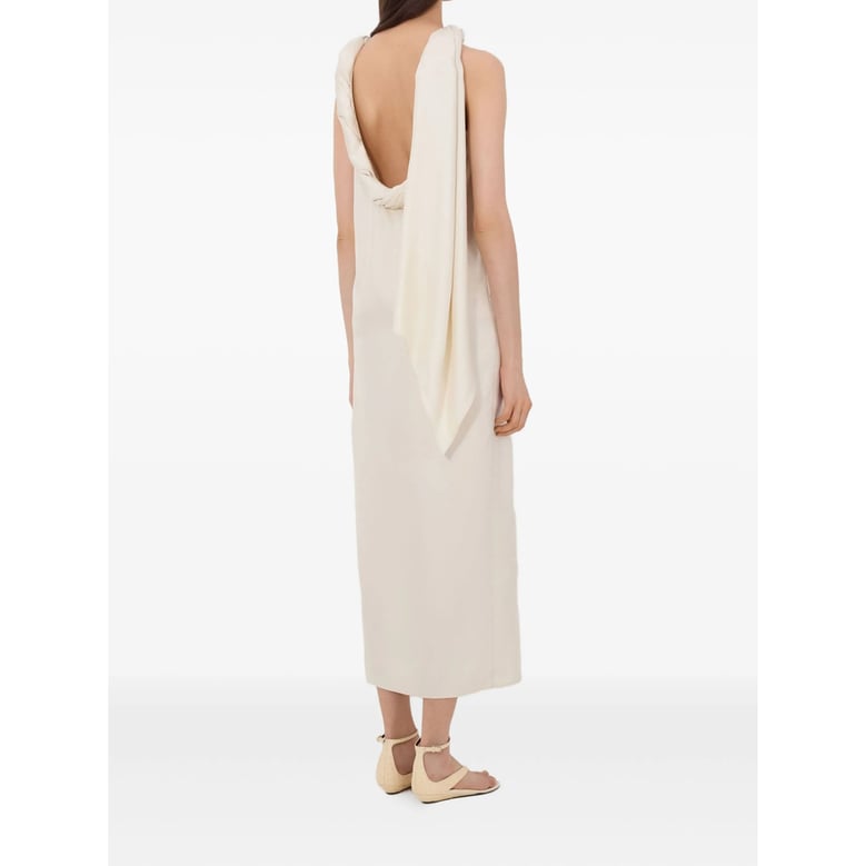 evening dress susan ivory silk by Selfnex
