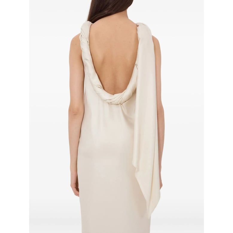 evening dress susan ivory silk by Selfnex
