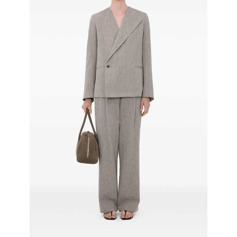 blazer cotton-linen grey by Selfnex