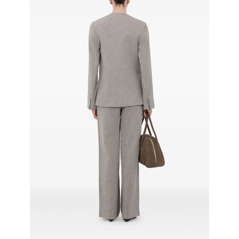blazer cotton-linen grey by Selfnex