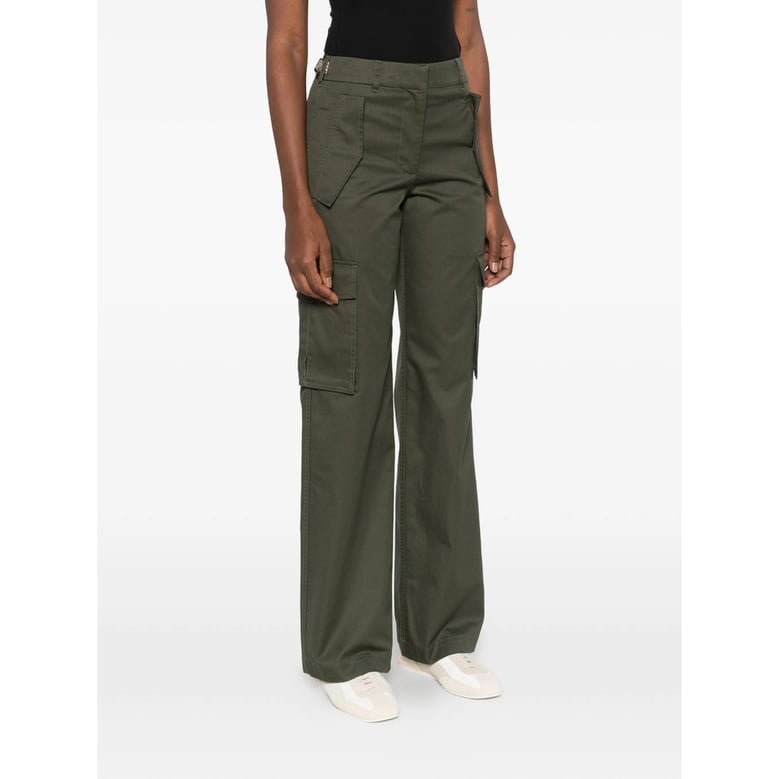 burberry green check trim pants by Selfnex