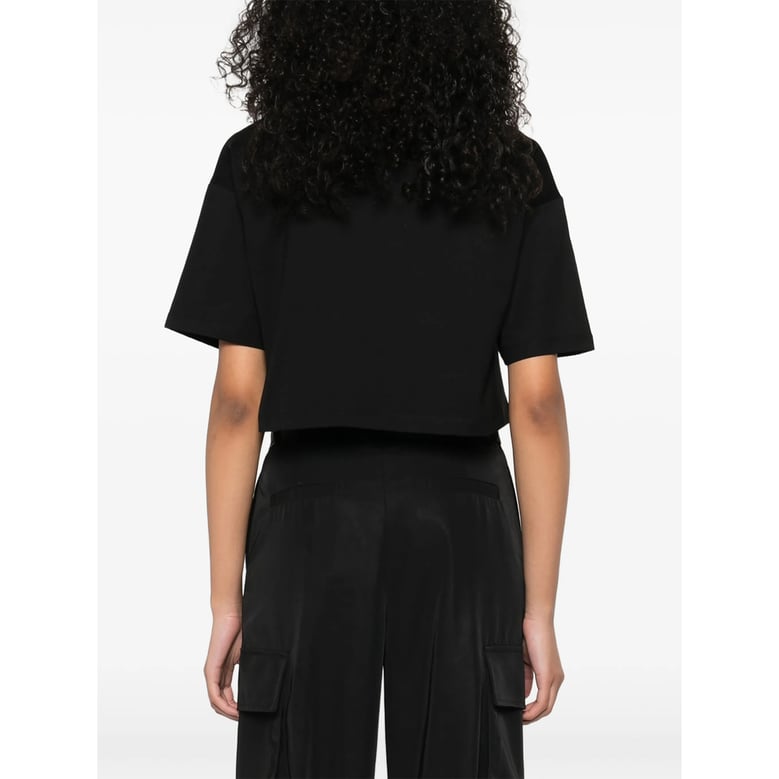 cropped graphic print t-shirt by Selfnex