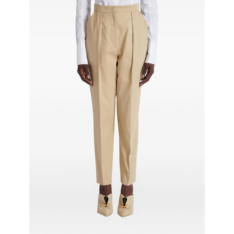 high waist tailored pants with dart detailing by Selfnex