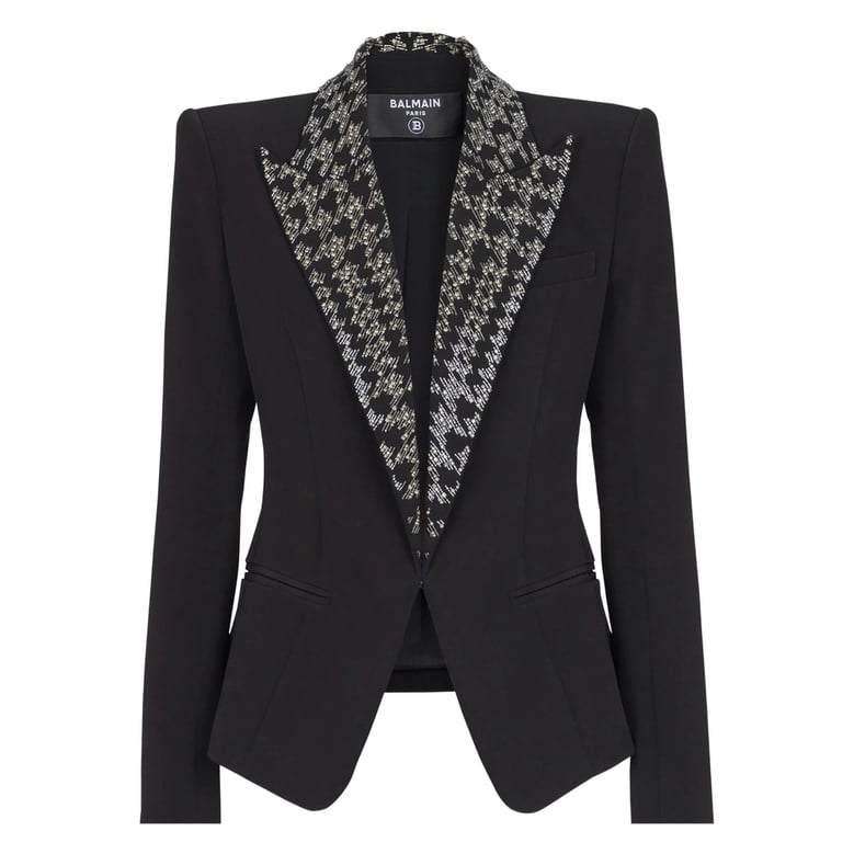 leather blazer black by Selfnex