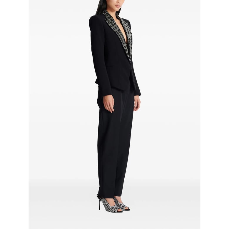 leather blazer black by Selfnex