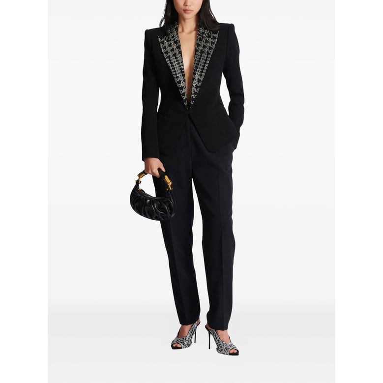 leather blazer black by Selfnex