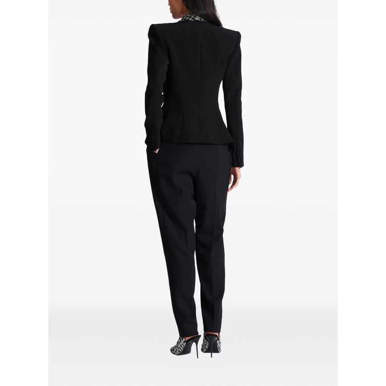 leather blazer black by Selfnex