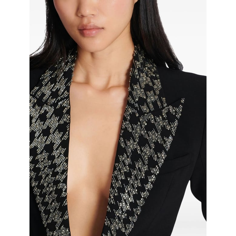 leather blazer black by Selfnex