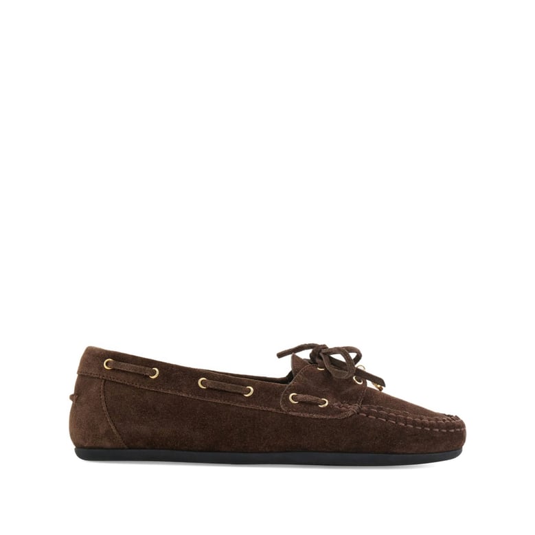 dark brown moccasin loafers by Selfnex