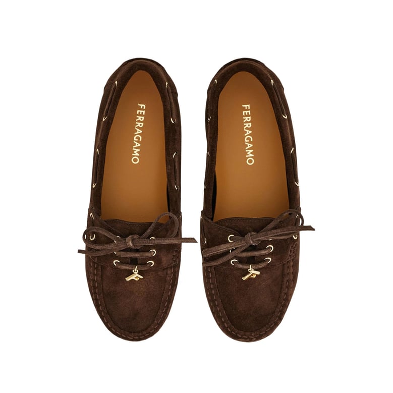 dark brown moccasin loafers by Selfnex