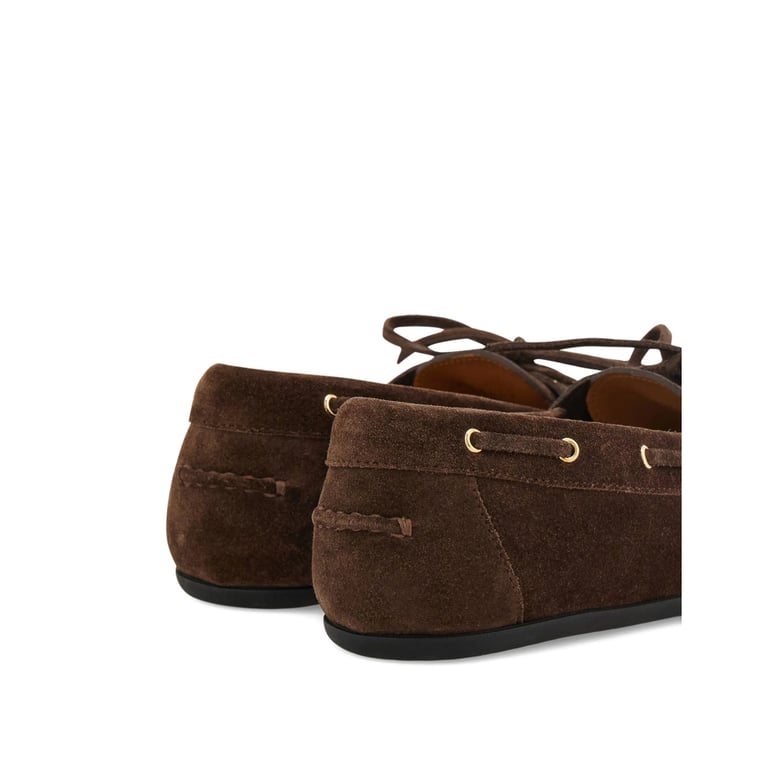 dark brown moccasin loafers by Selfnex