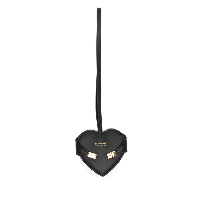 heart-shaped keyring with buckle detail by Selfnex