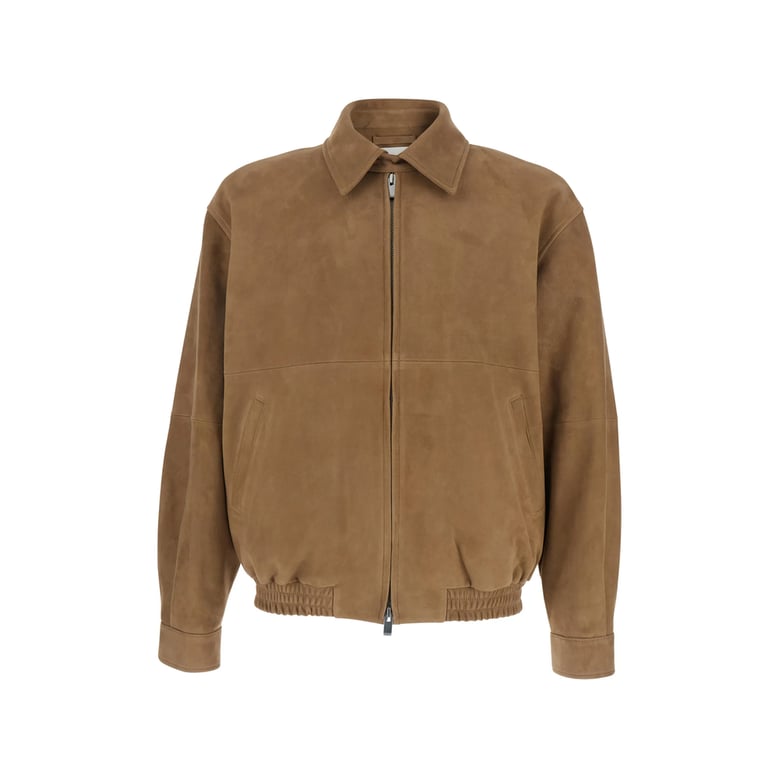 beige point collar outerwear by Selfnex