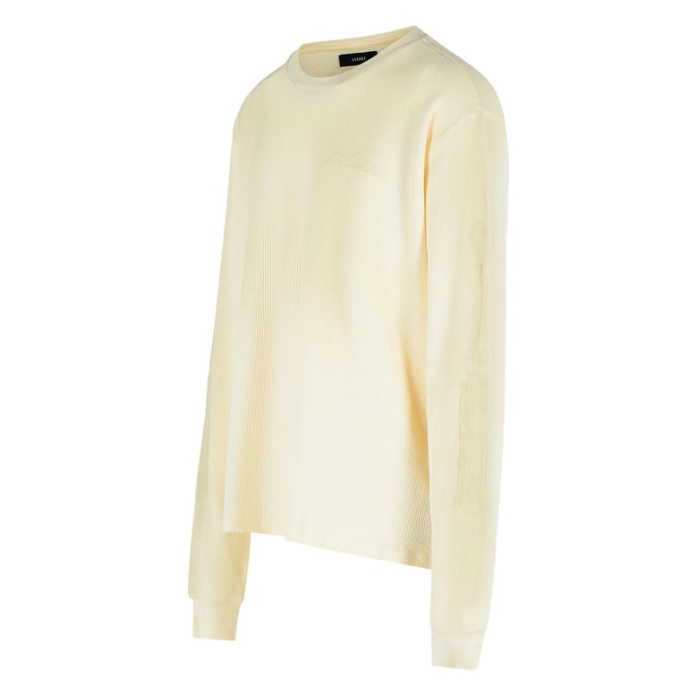 crew neck sweater with ribbed cuffs by Selfnex