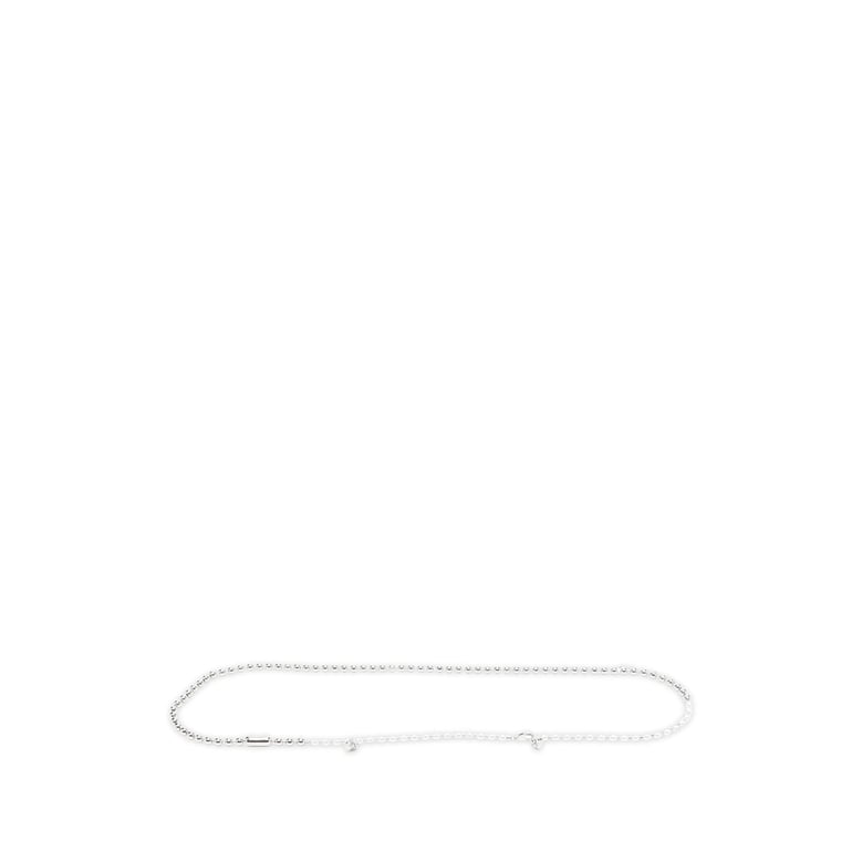 belt with skull charm and faux-pearl embellishment by Selfnex
