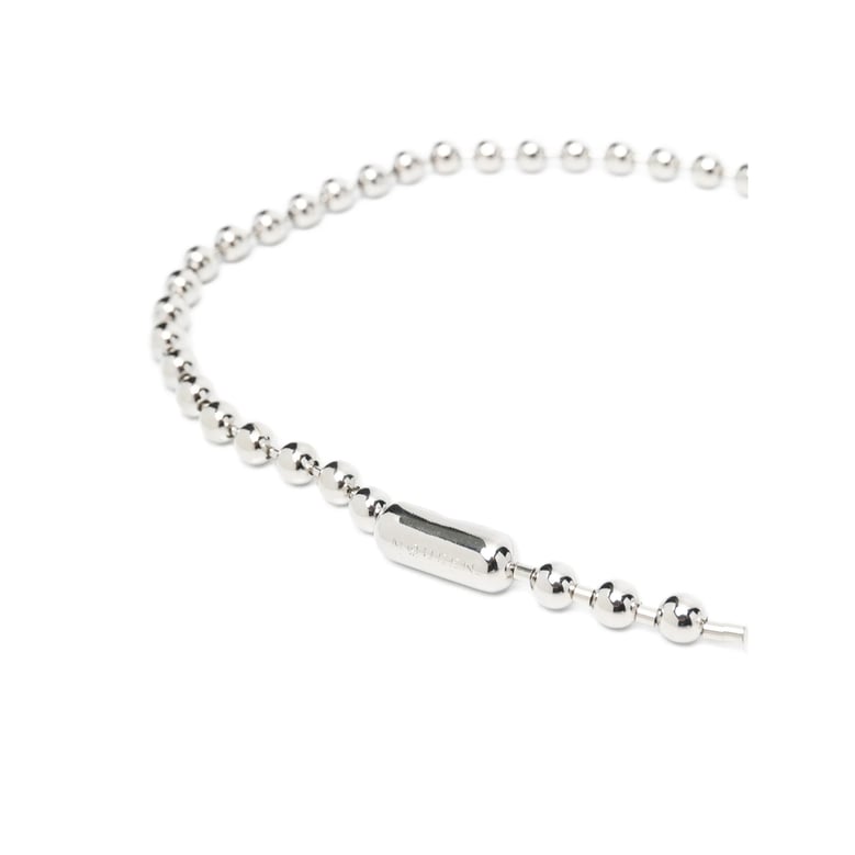 belt with skull charm and faux-pearl embellishment by Selfnex