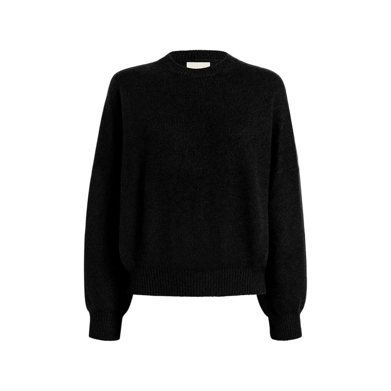 cashmere sweater with ribbed details by Selfnex
