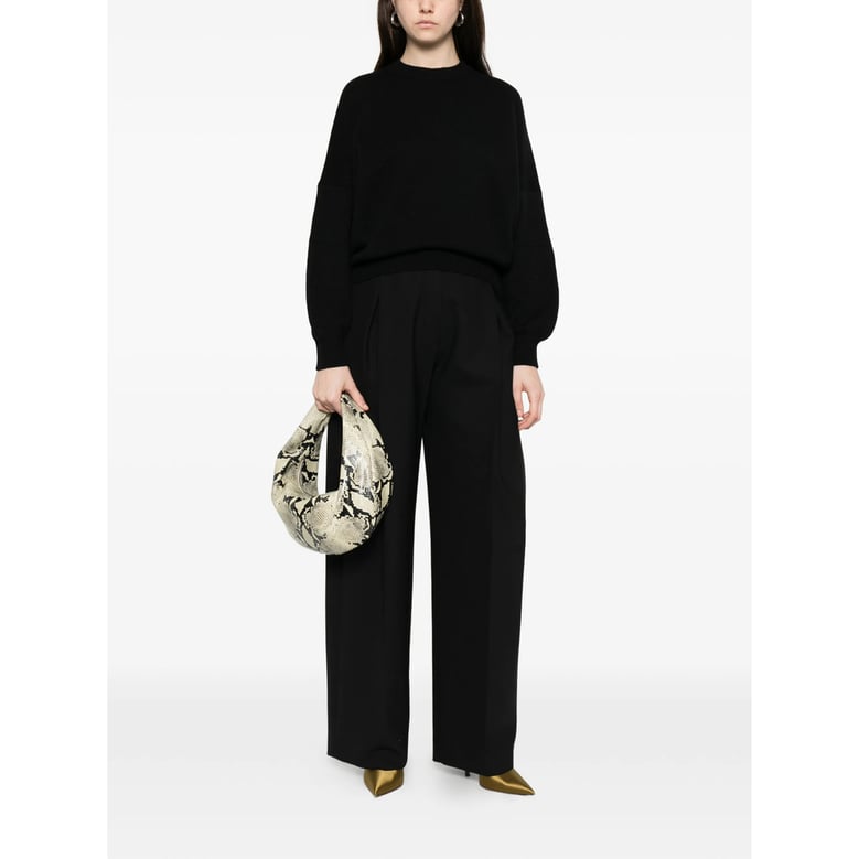 cashmere sweater with ribbed details by Selfnex