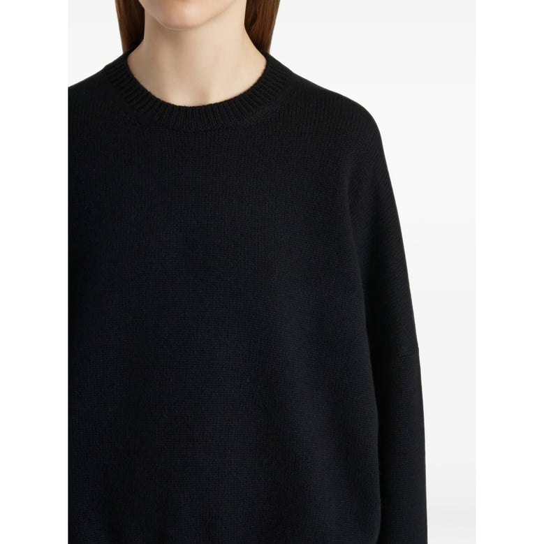 cashmere sweater with ribbed details by Selfnex