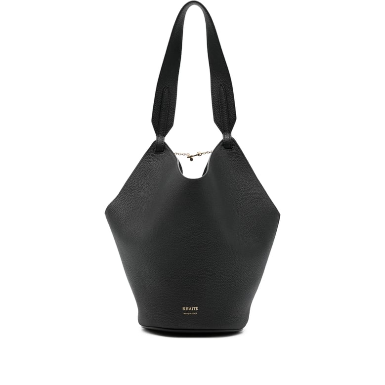 black chain detail top handle bag by Selfnex