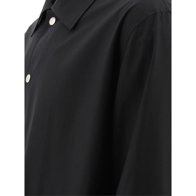 cotton poplin outerwear with classic collar by Selfnex
