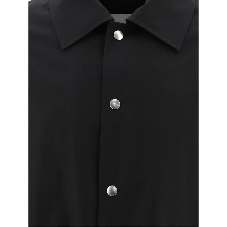 cotton poplin outerwear with classic collar by Selfnex