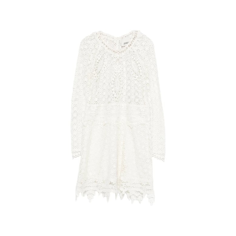 white floral lace dress by Selfnex