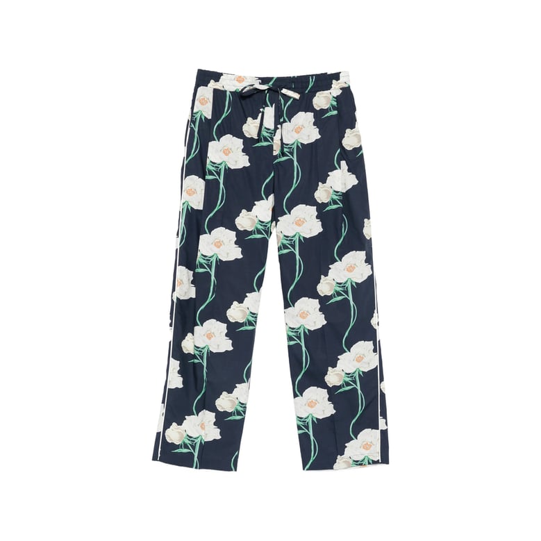 trousers cotton blue/white by Selfnex