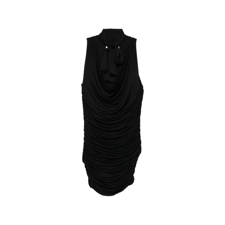 dress cowl neck black by Selfnex